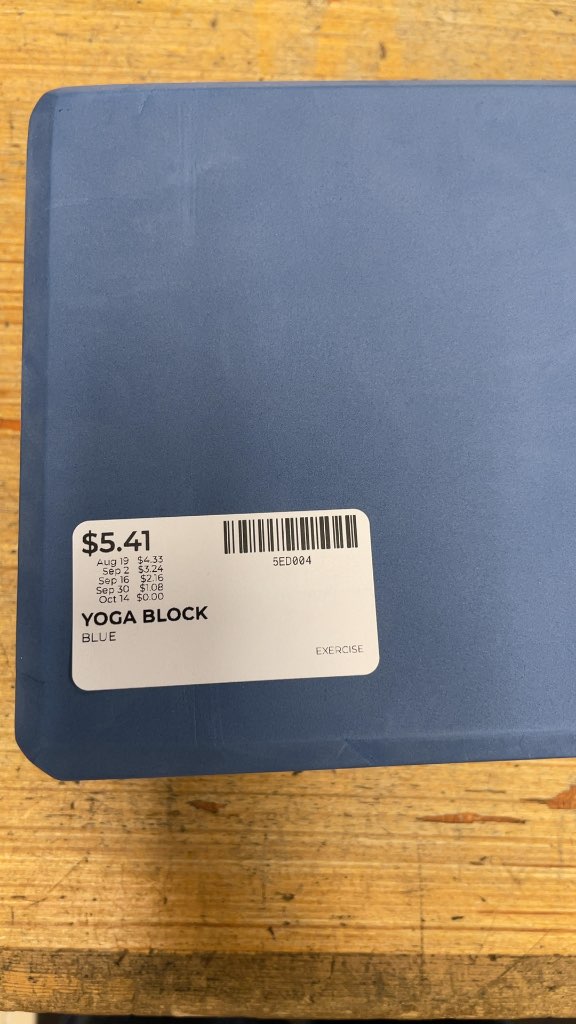 Blue Yoga Block