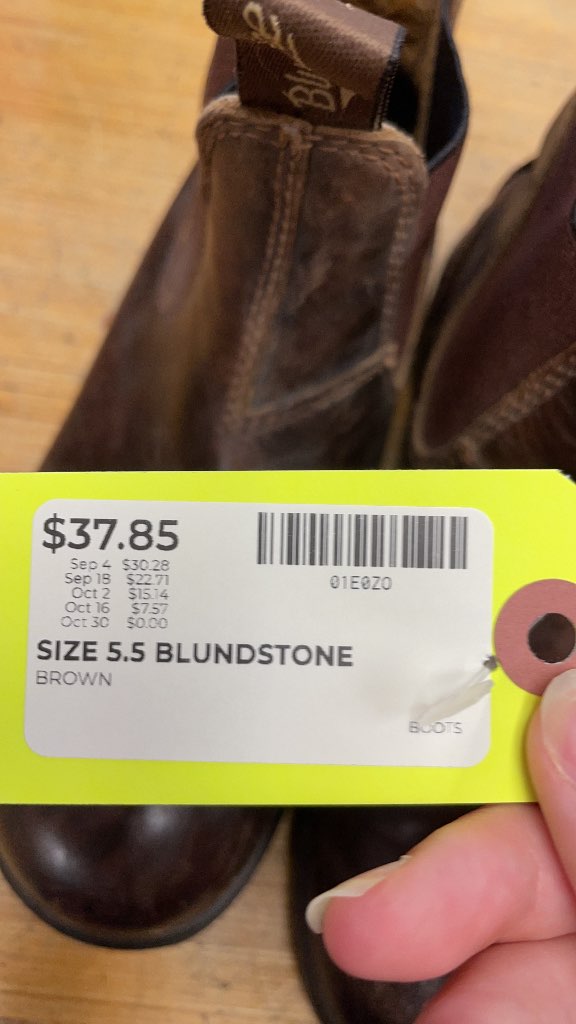 Blundstone Brown Chelsea Boots Size 5.5