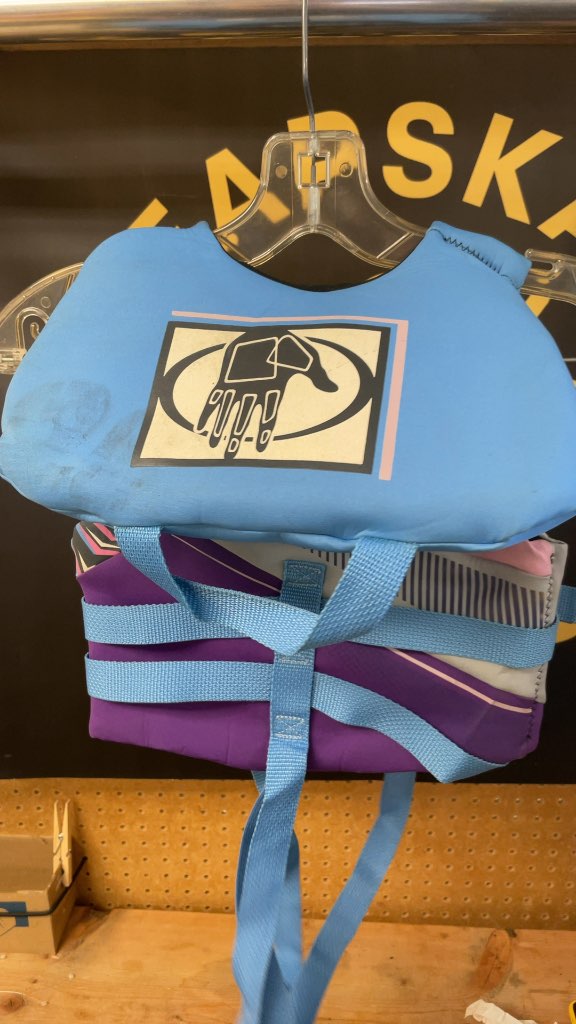 Body Glove Child Life Jacket 30-60 LB Blue/Pink/Purple