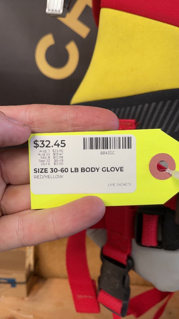 Body Glove Child Life Jacket 30-60 lbs