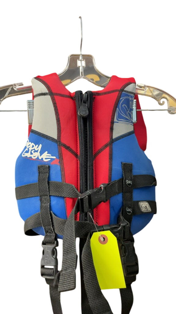 Body Glove Child Life Jacket 30-60 lbs Red/Blue