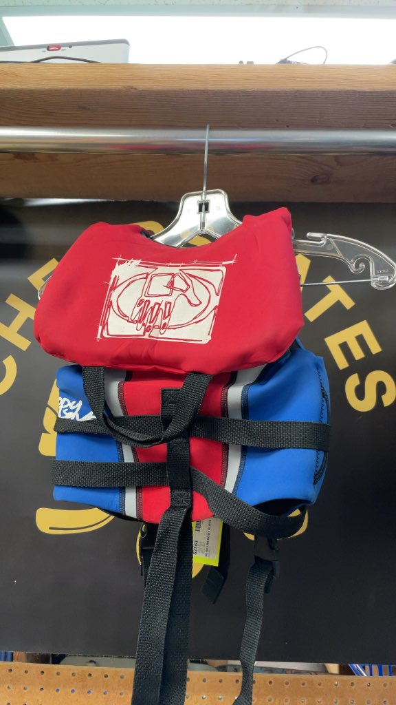 Body Glove Child Life Jacket 30-60 lbs Red/Blue