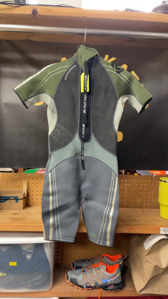 Body Glove Junior 14 Shorty Wetsuit - Grey/Green