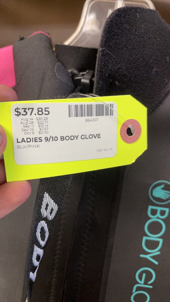 Body Glove Ladies Wetsuit Size 9/10