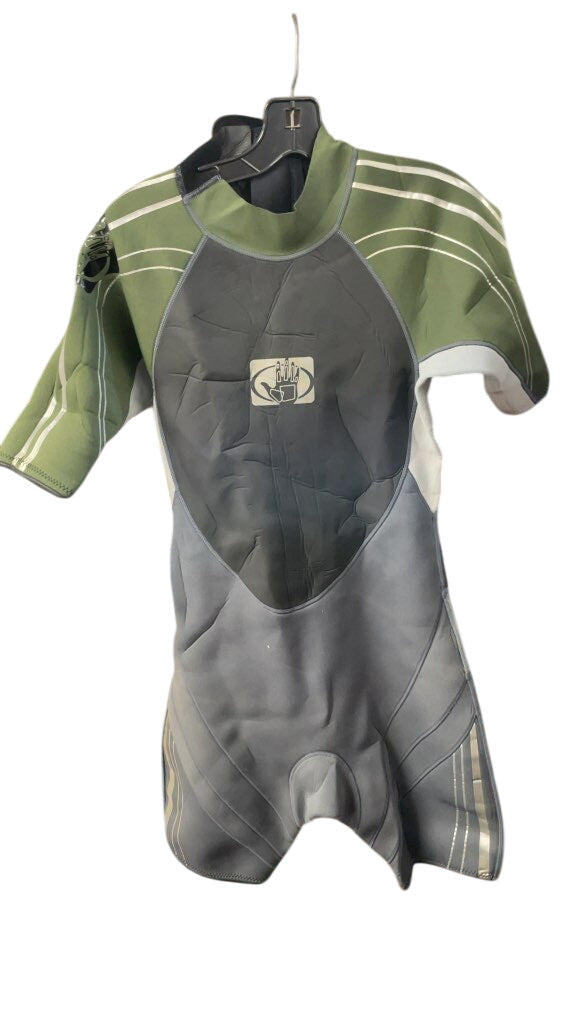 Body Glove Men's Large Shorty Wetsuit - Grey/Green