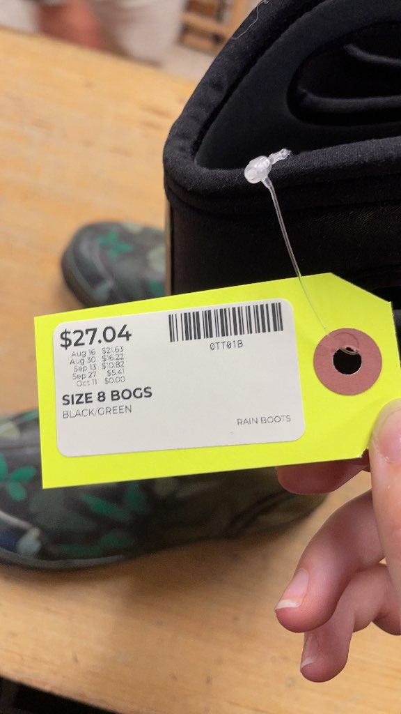Bogs Butterfly Print Rain Boots - Size 8