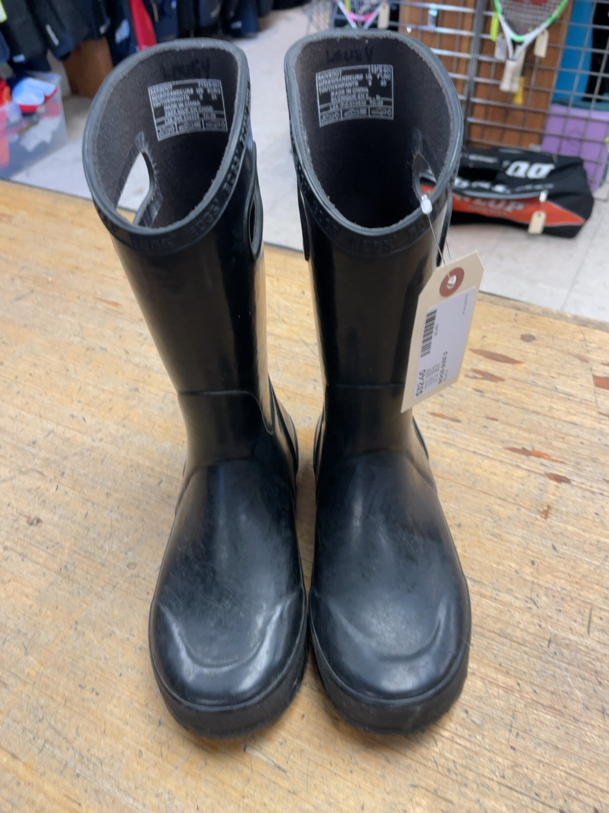 Bogs Rain Boots Size 3 Black