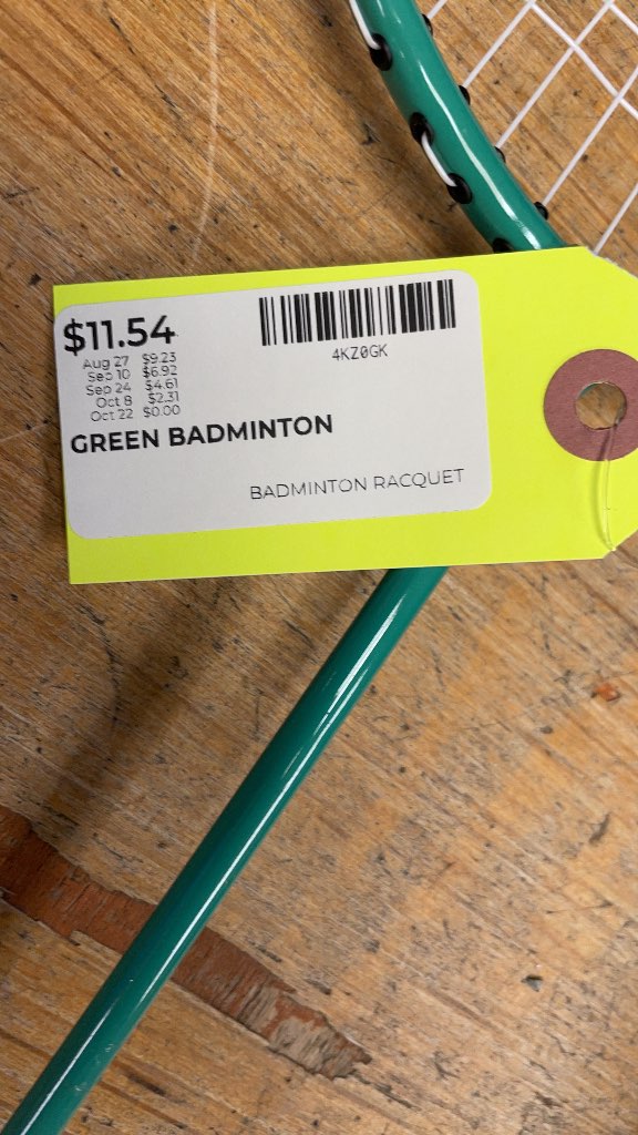 Borsu Green Badminton Racquet