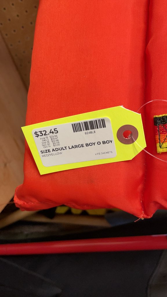 Buoy-O-Boy Adult Large Life Jacket