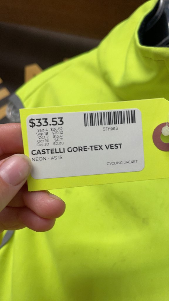 Castelli Perfetto Gore-Tex Infinium Cycling Vest - Neon Yellow