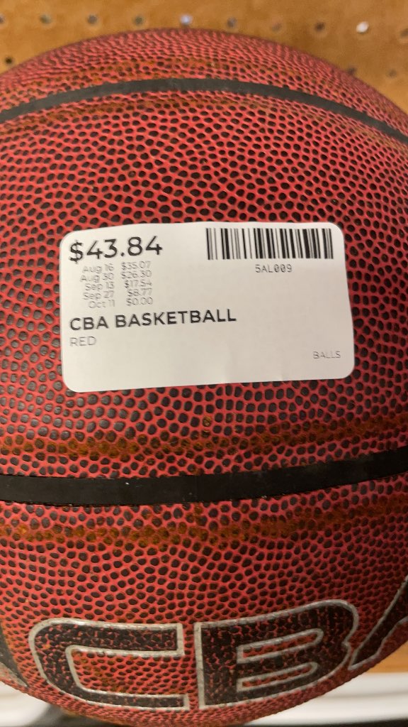 CBA Basketball - Red