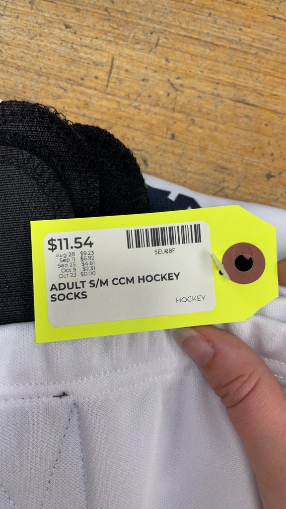 CCM Adult S/M Hockey Socks
