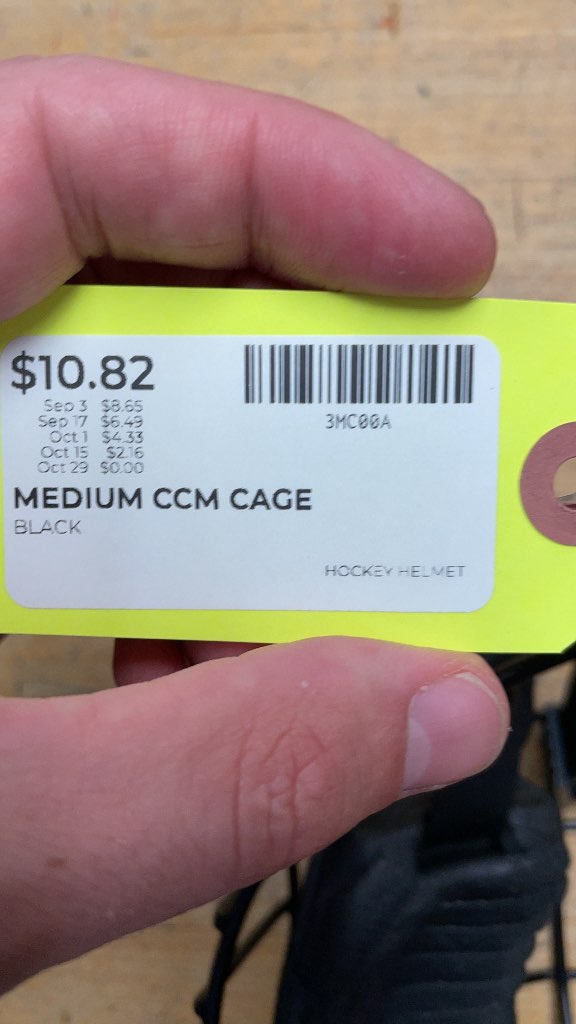 CCM FM580 Hockey Helmet Cage - Medium - Black