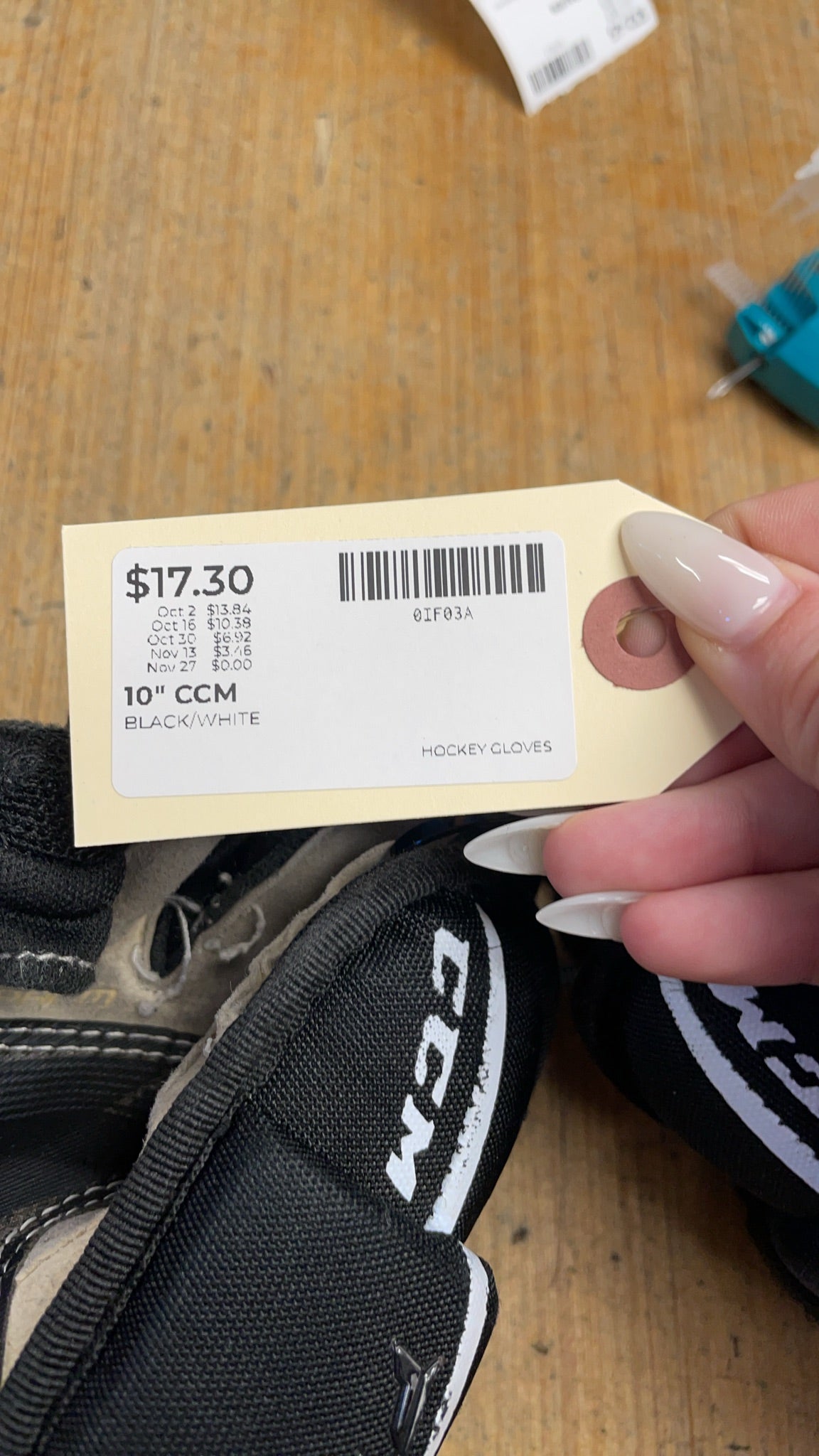 CCM FT4 10" Hockey Gloves