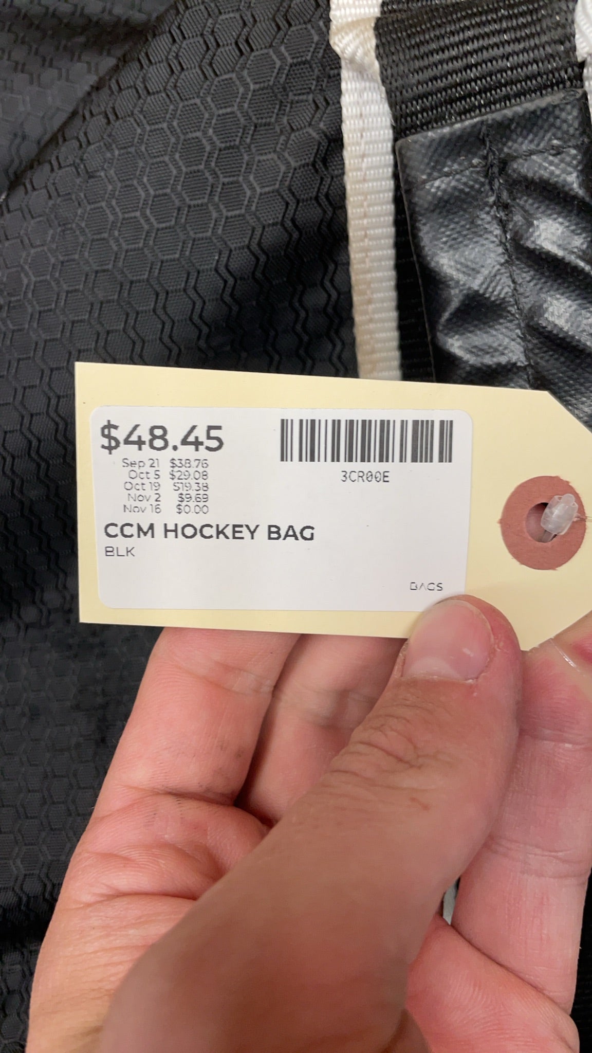 CCM Hockey Bag Black