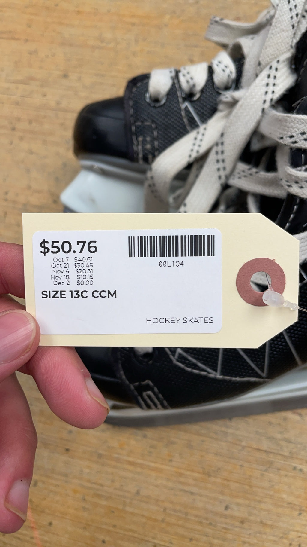 CCM Intruder Size 13C Hockey Skates