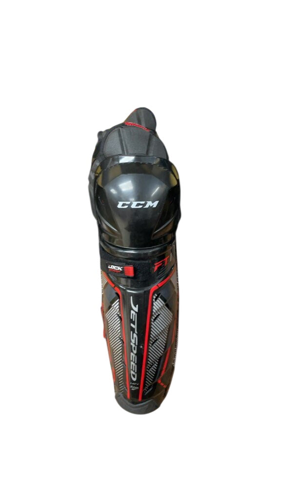 CCM JetSpeed FT1 Hockey Shin Pads - 16"