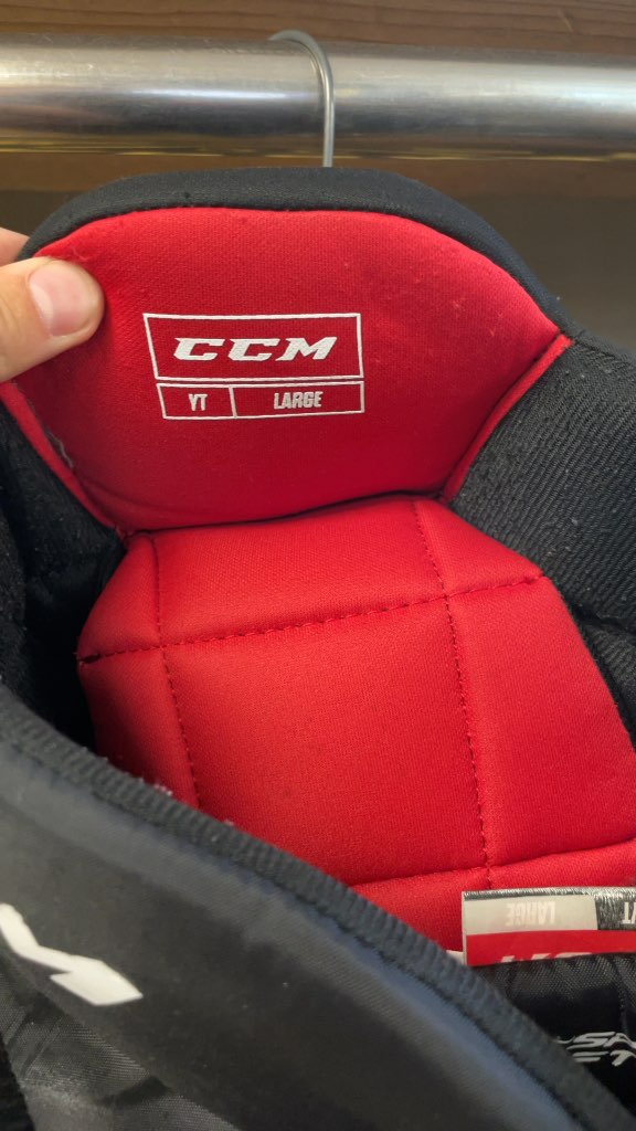 CCM Jetspeed FT350 Youth Large Hockey Pants - Black