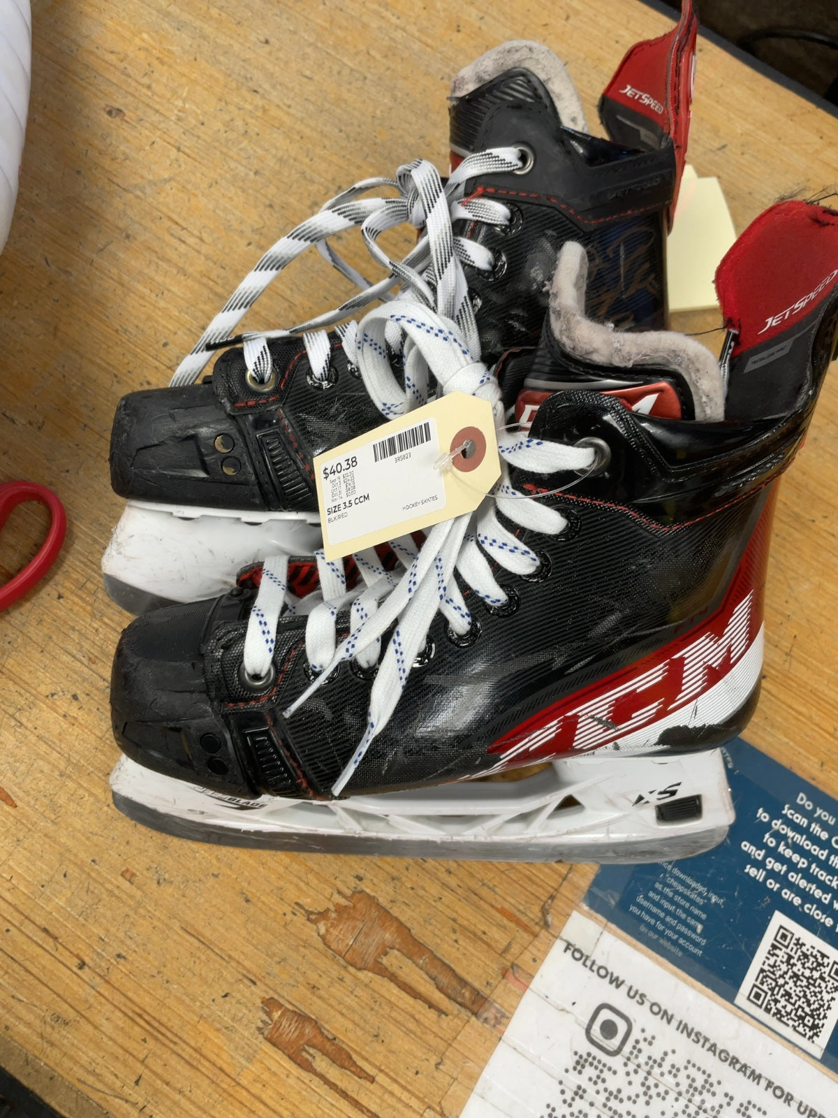 CCM JetSpeed FT4 Size 3.5 CCM Hockey Skates