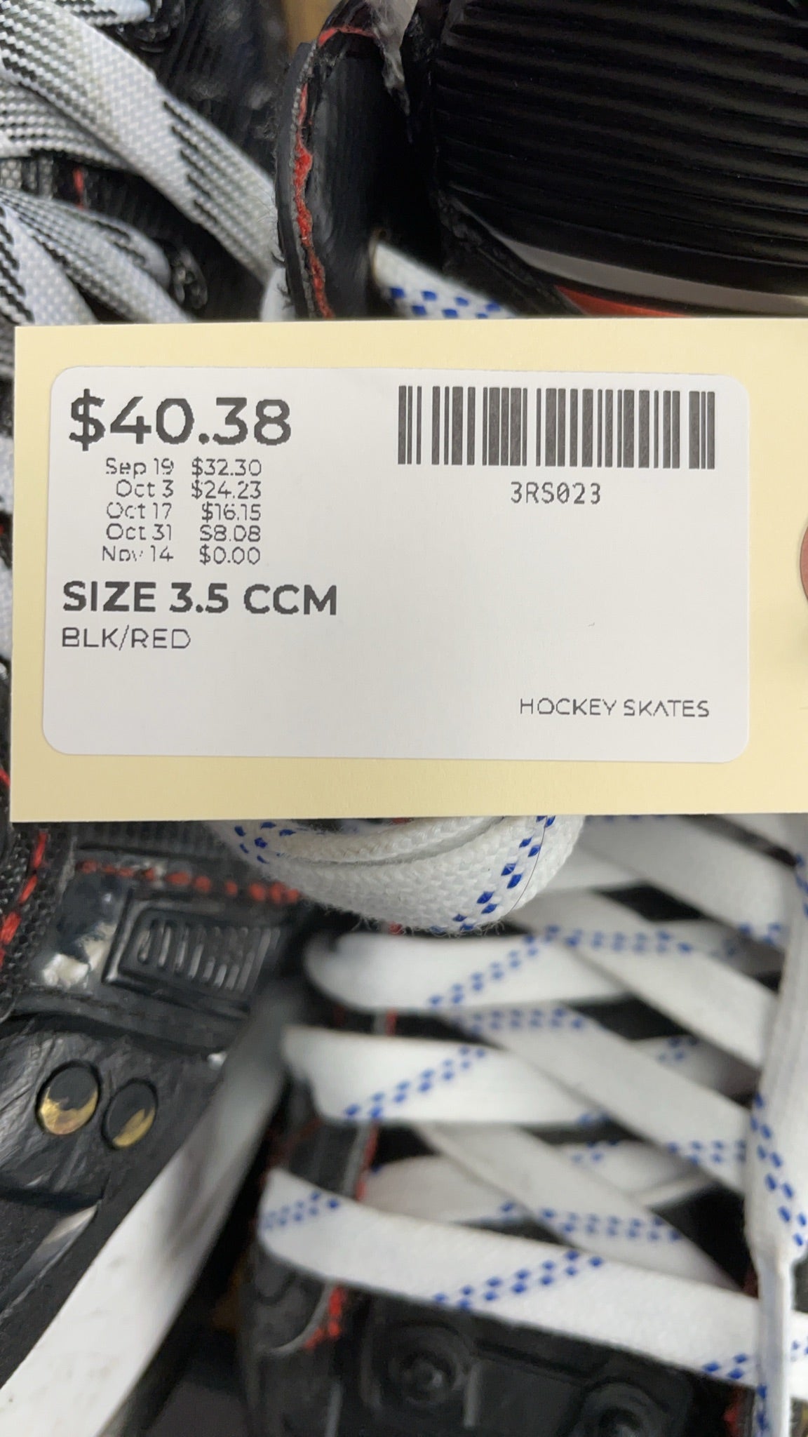 CCM JetSpeed FT4 Size 3.5 CCM Hockey Skates