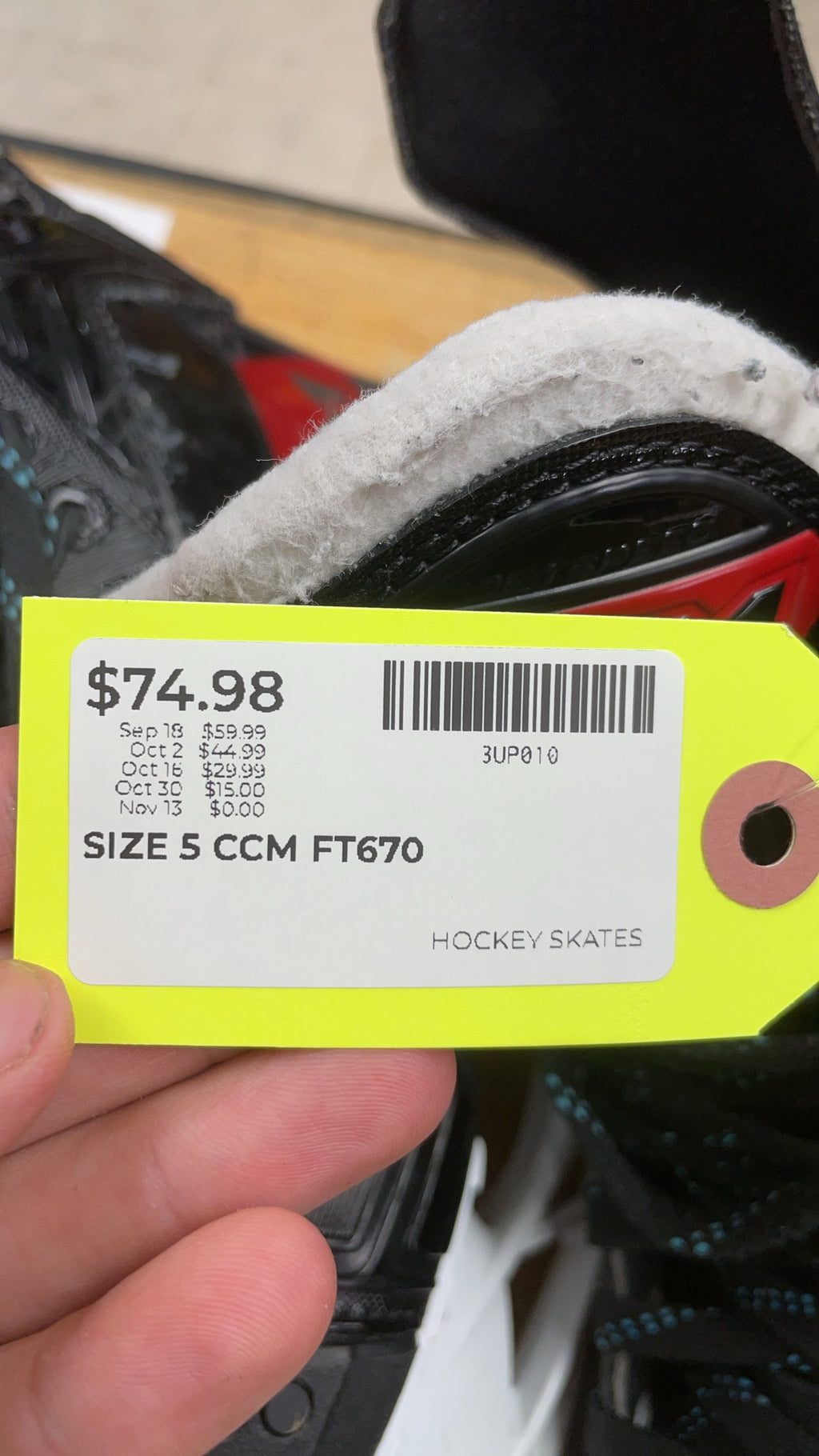 CCM JetSpeed FT670 Size 5 Hockey Skates