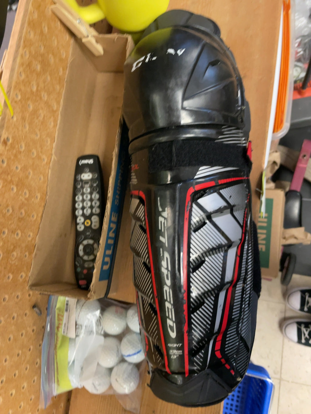 CCM JetSpeed JR 13" Hockey Shin Pads