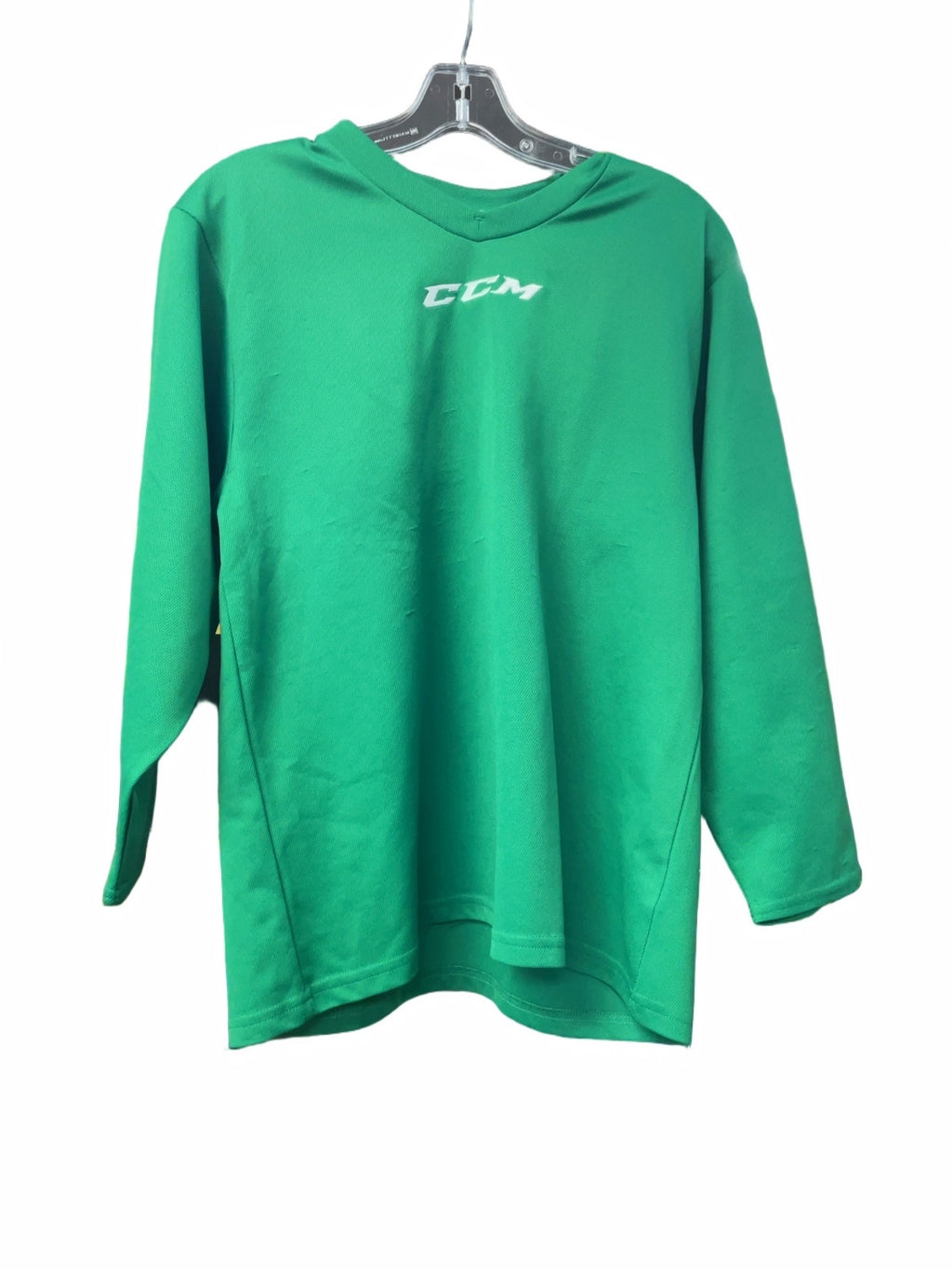 CCM Junior L-XL Green Hockey Jersey