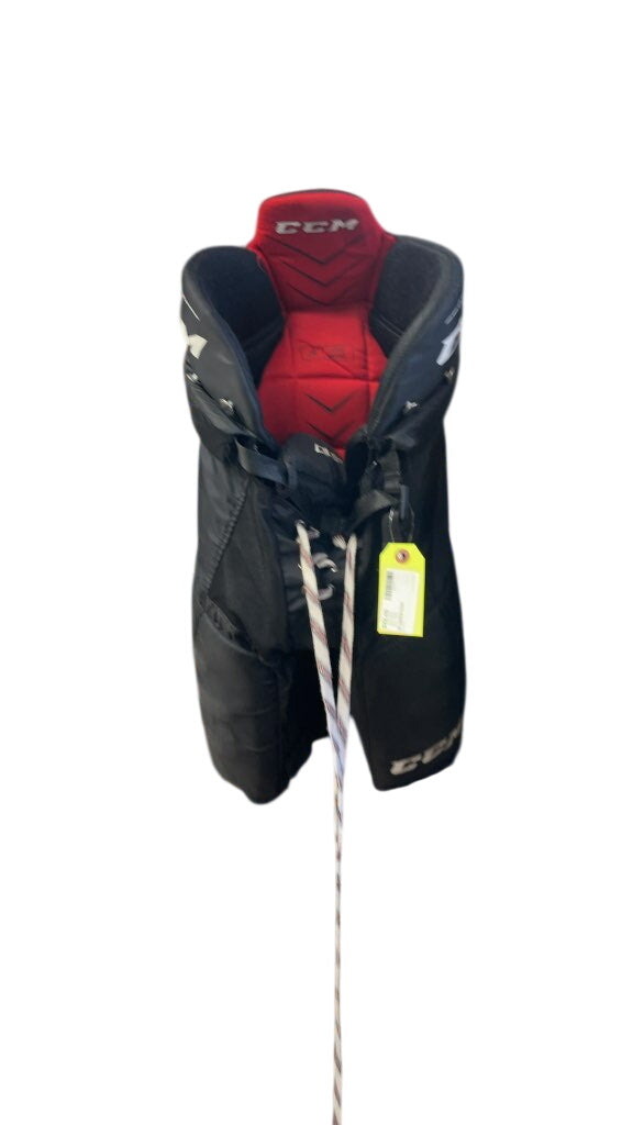 CCM Junior Large Hockey Pants - Black/Red