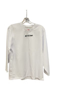 CCM Junior L/XL Practice Hockey Jersey - White
