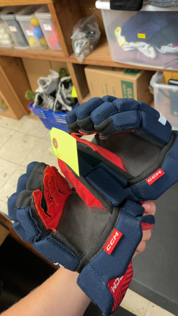 CCM Next Hockey Gloves - 10" Navy