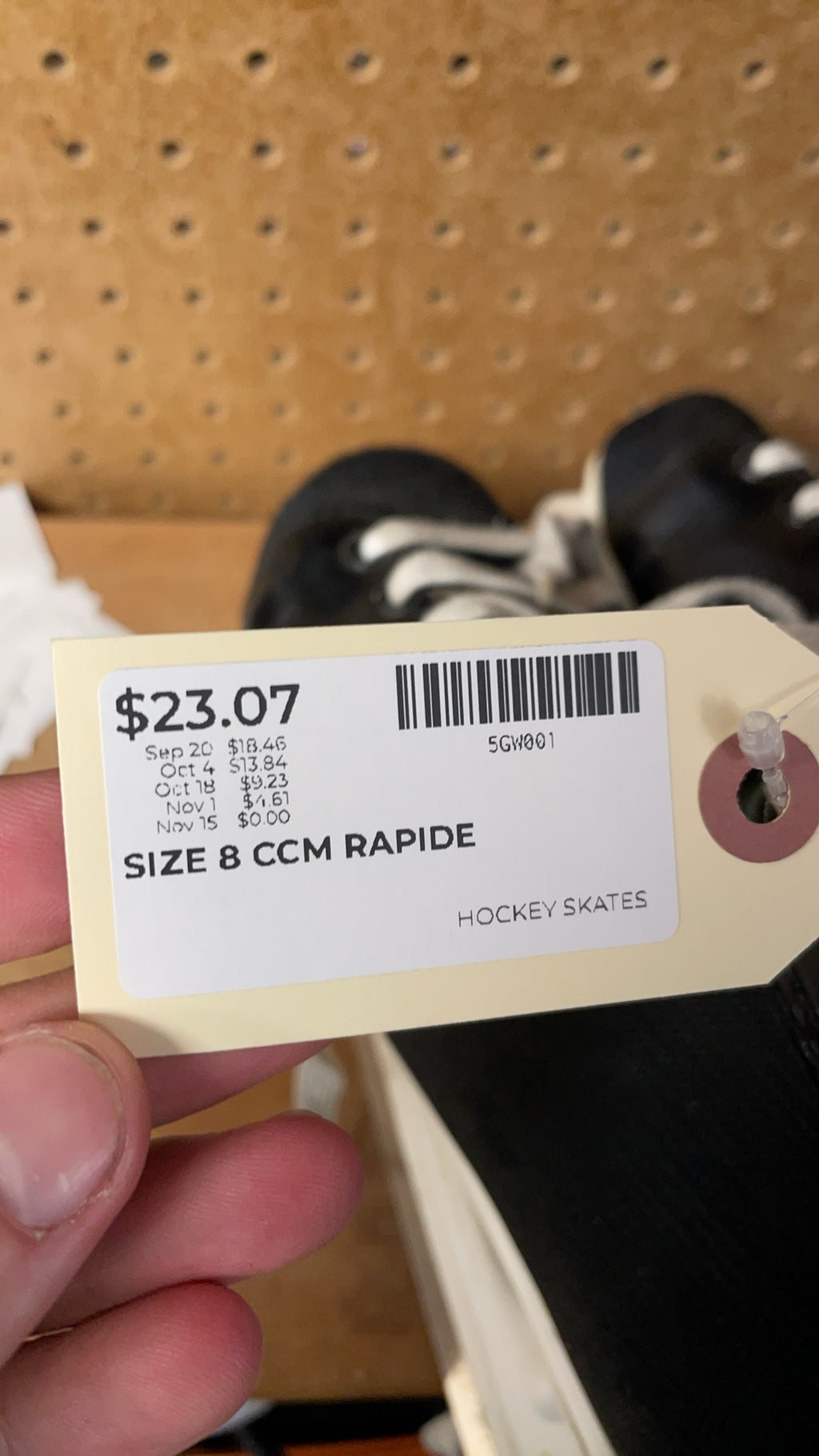 CCM Rapide 101 Size 8 Hockey Skates