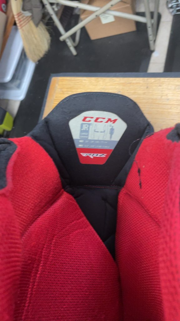 CCM RBZ Junior Large Hockey Pants - Black/Red