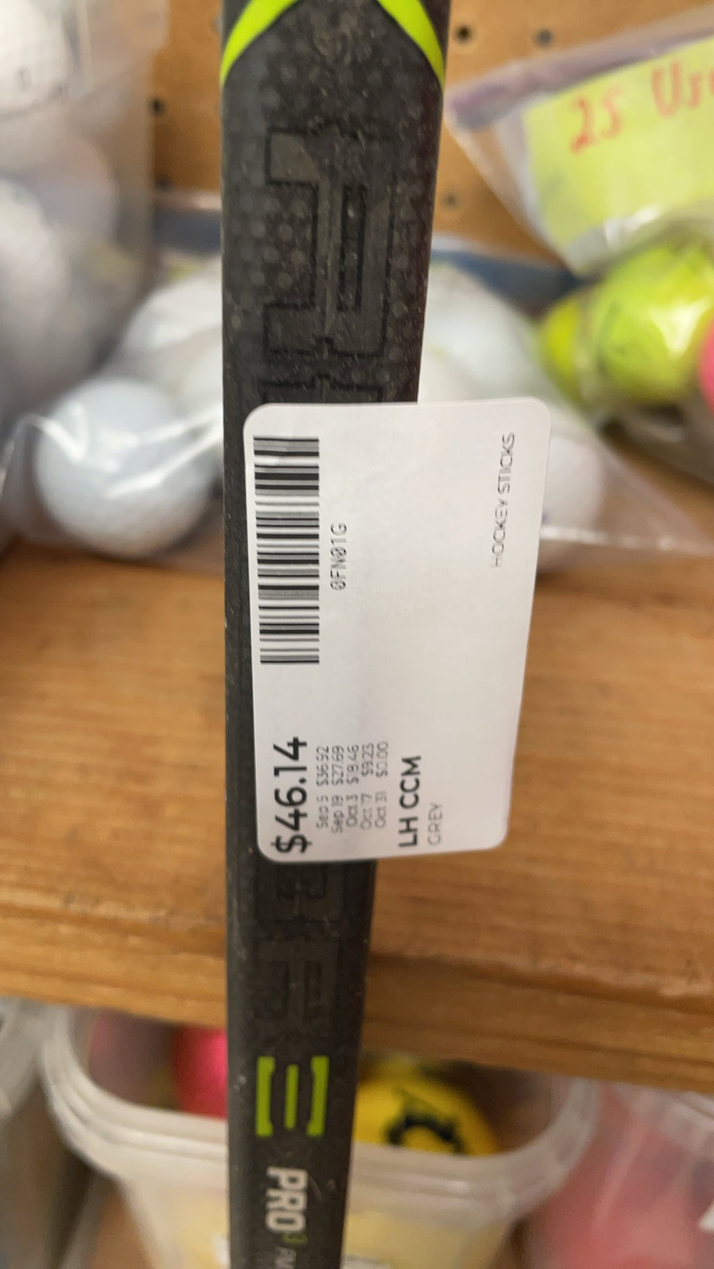 CCM Ribcor Pro 3 PMT Hockey Stick - 85 Flex - P29 Crosby - LH