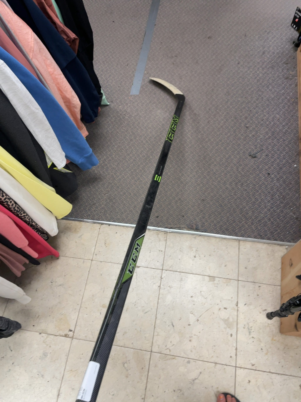 CCM Ribcor Reckoner Right-Handed Hockey Stick