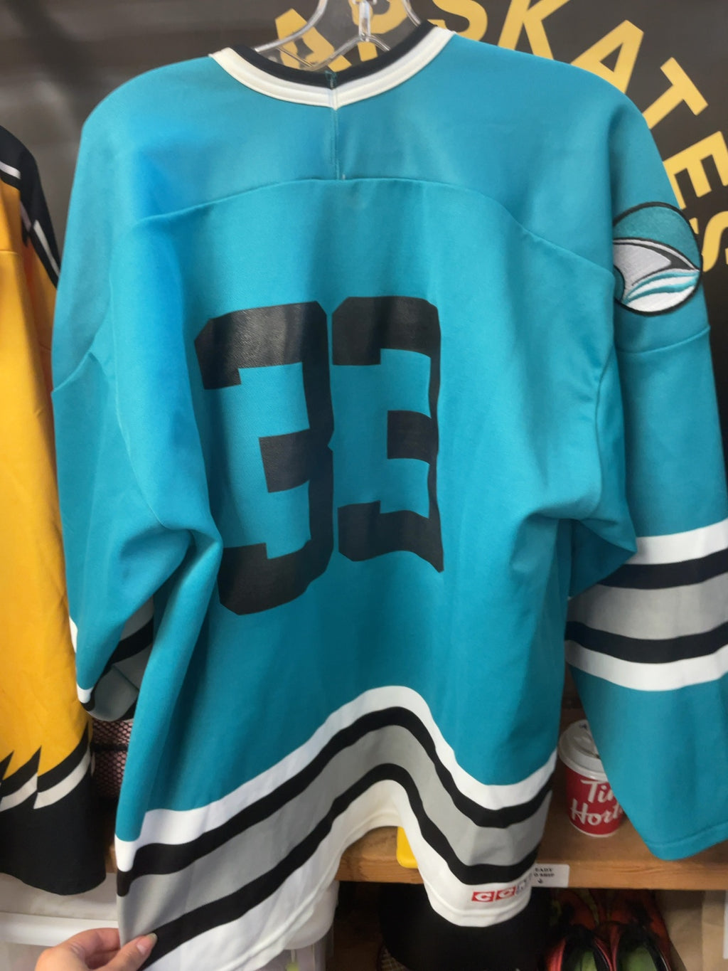 CCM San Jose Sharks XXL Hockey Jersey #33
