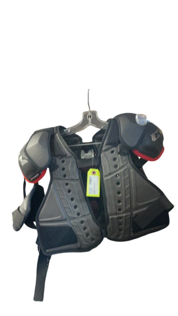 CCM Senior Large Hockey Shoulder Pads - Black/Red