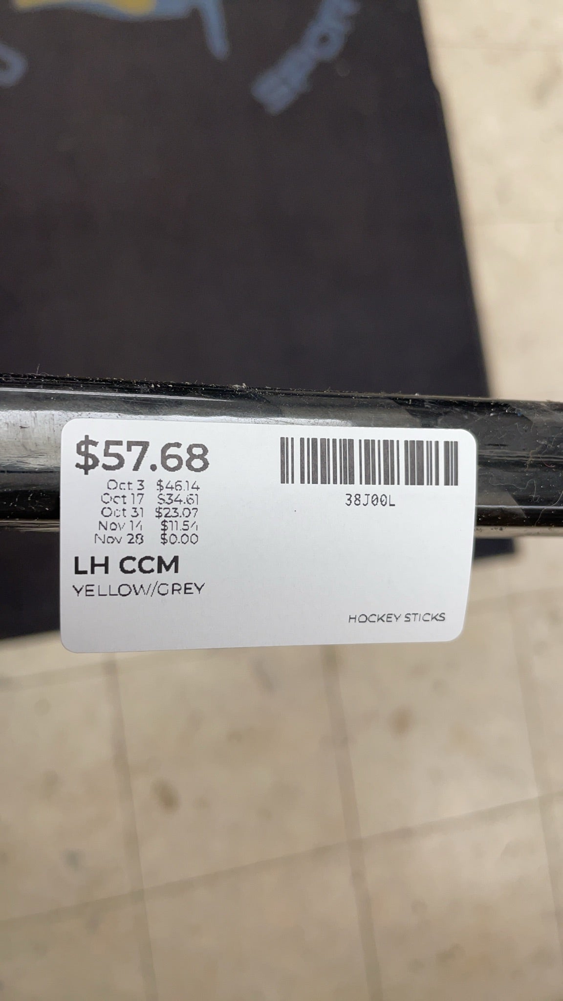 CCM Super Tacks LH Hockey Stick