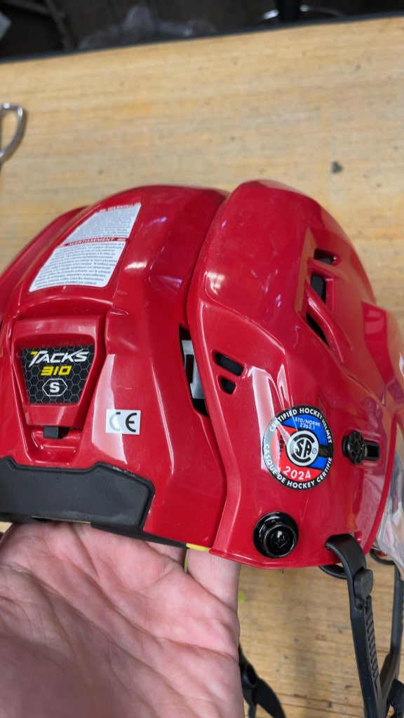 CCM Tacks 310 Hockey Helmet - Red - Small