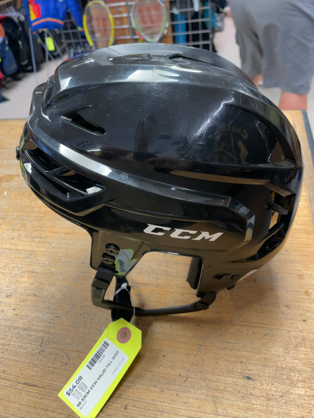 CCM Tacks 310 Size L Black Hockey Helmet