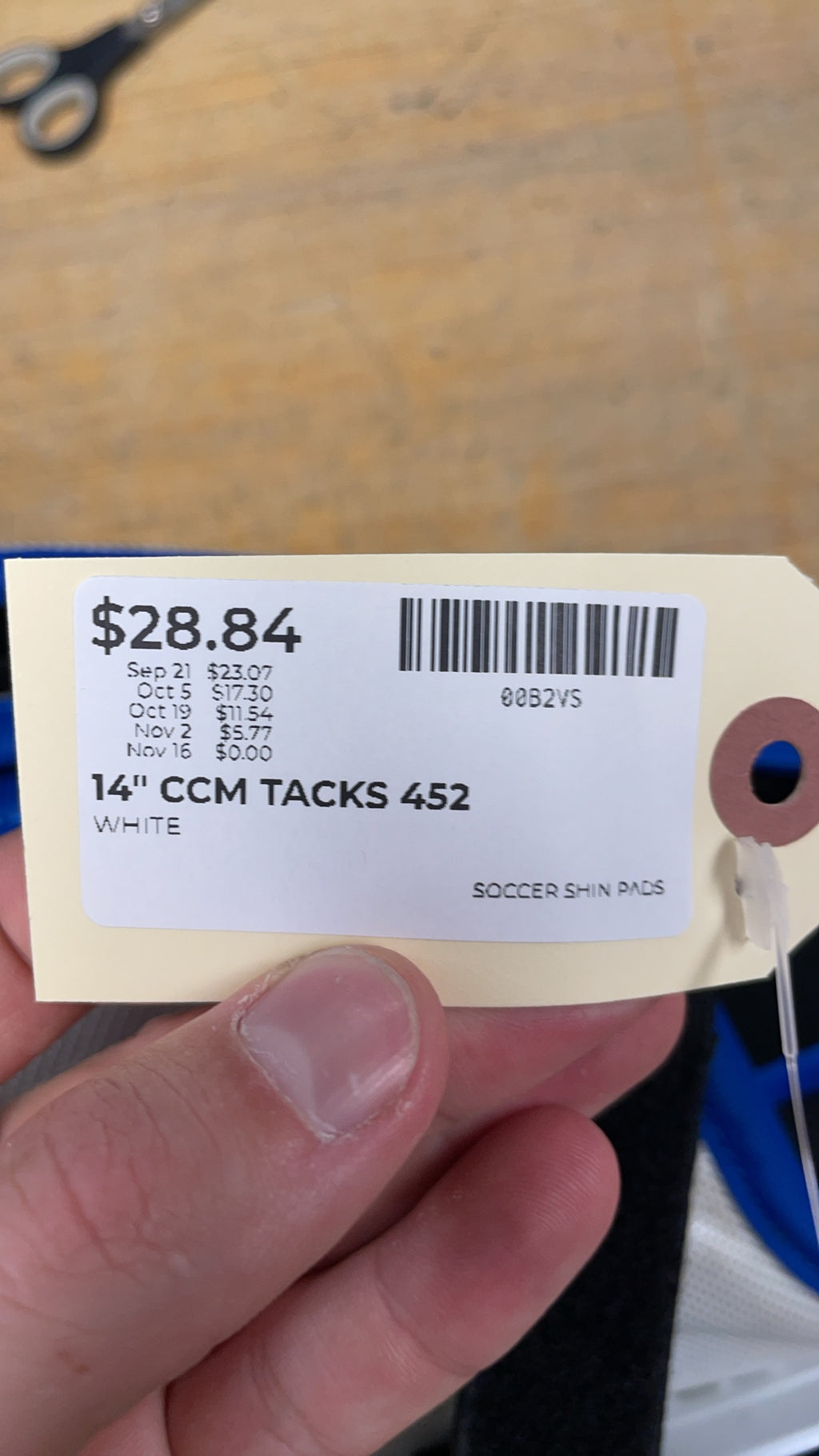 CCM Tacks 452 14" Hockey Shin Guards