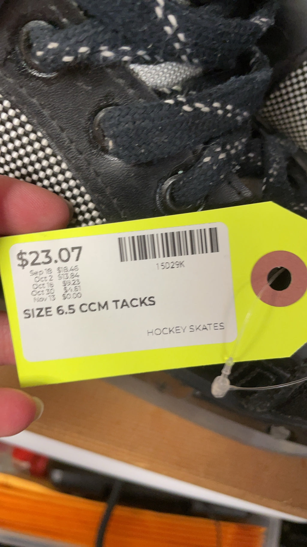 CCM Tacks 670 Size 6.5 Hockey Skates