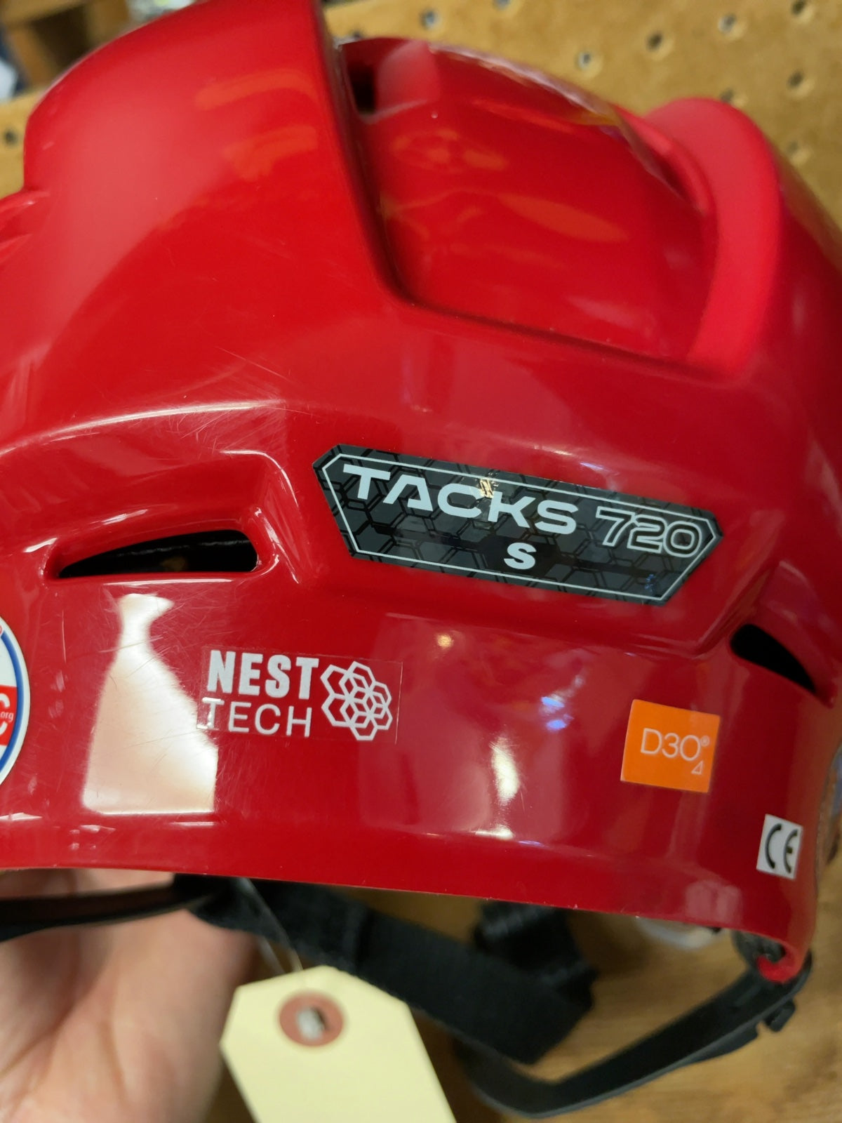 CCM Tacks 720 Size S Red Hockey Helmet