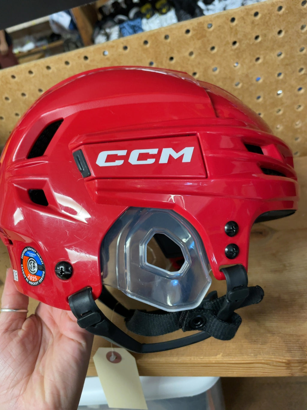 CCM Tacks 720 Size S Red Hockey Helmet