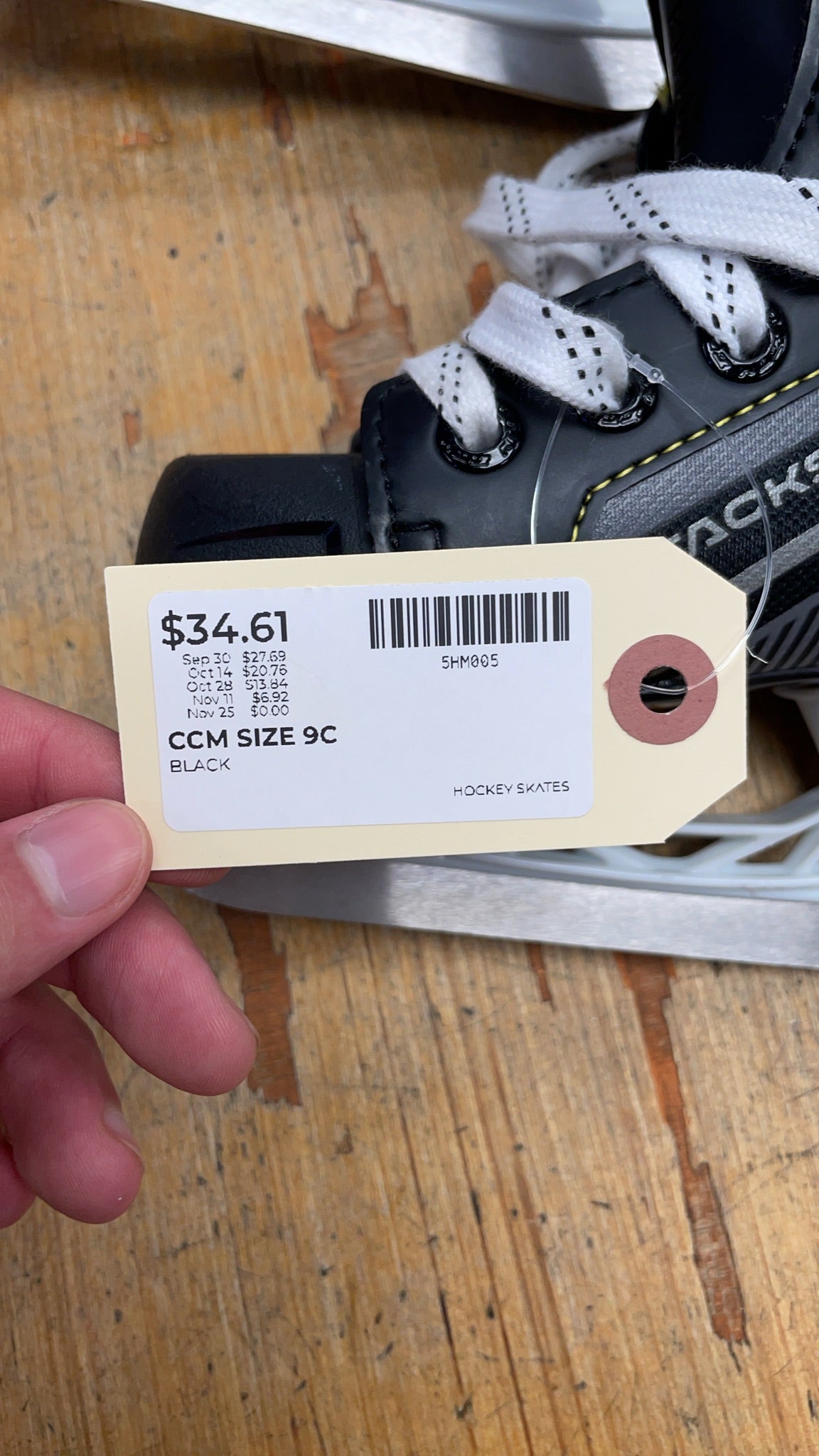 CCM Tacks AS 550 Size 9C Hockey Skates
