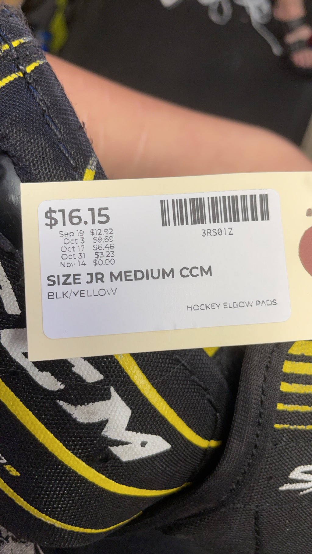 CCM Tacks Classic JR Medium Hockey Elbow Pads
