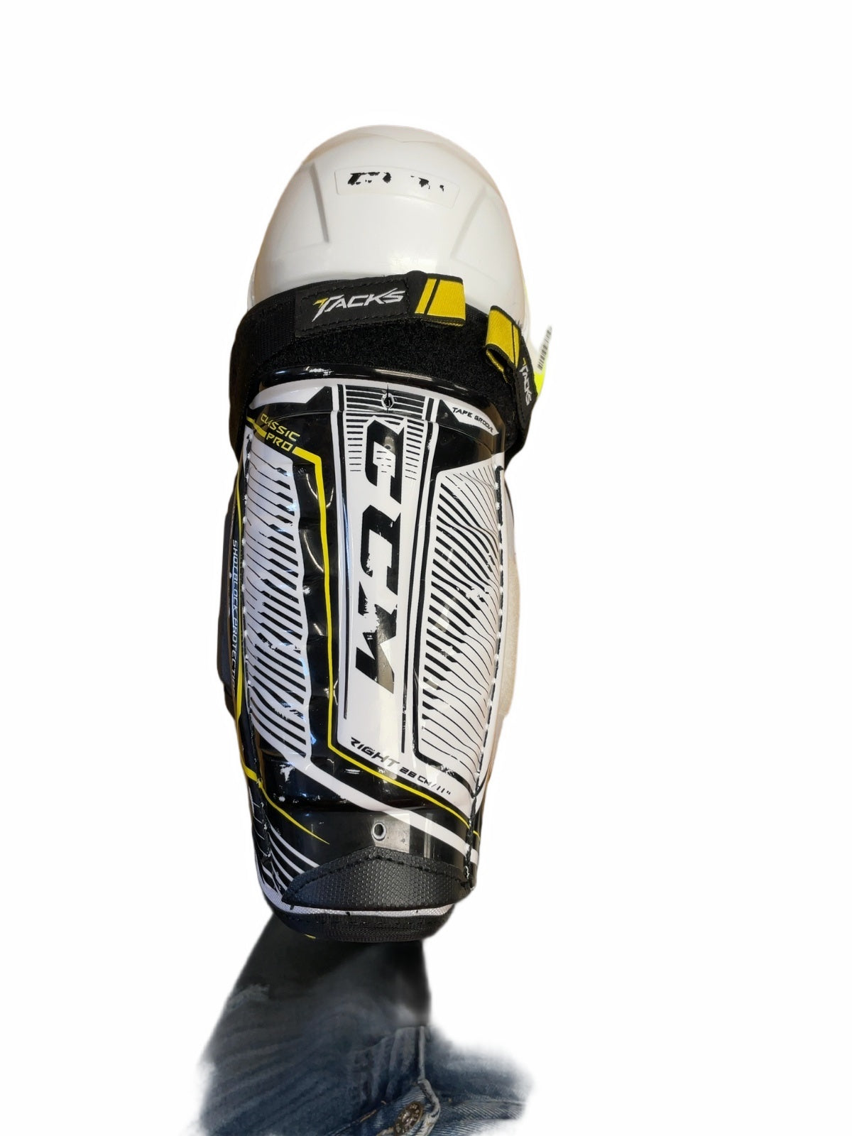 CCM Tacks Classic Pro 11" Hockey Shin Pads
