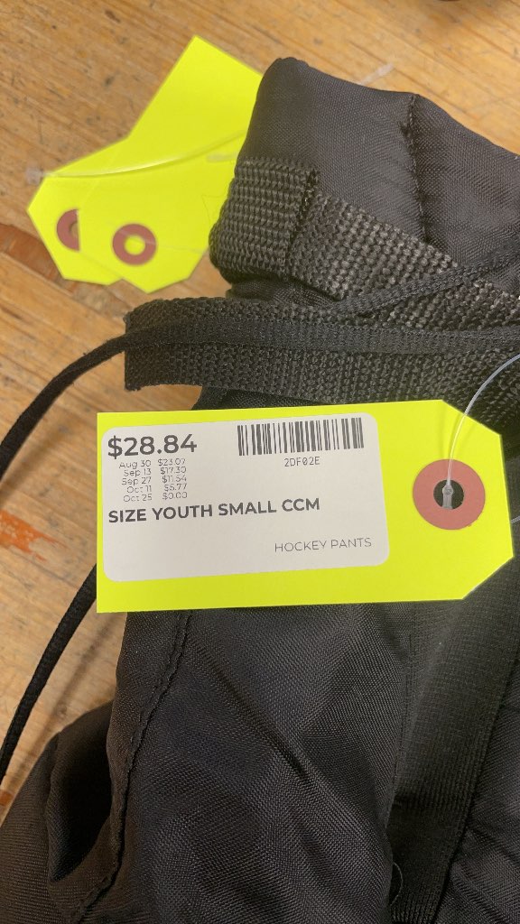 CCM Tacks Hockey Pants - Youth Small