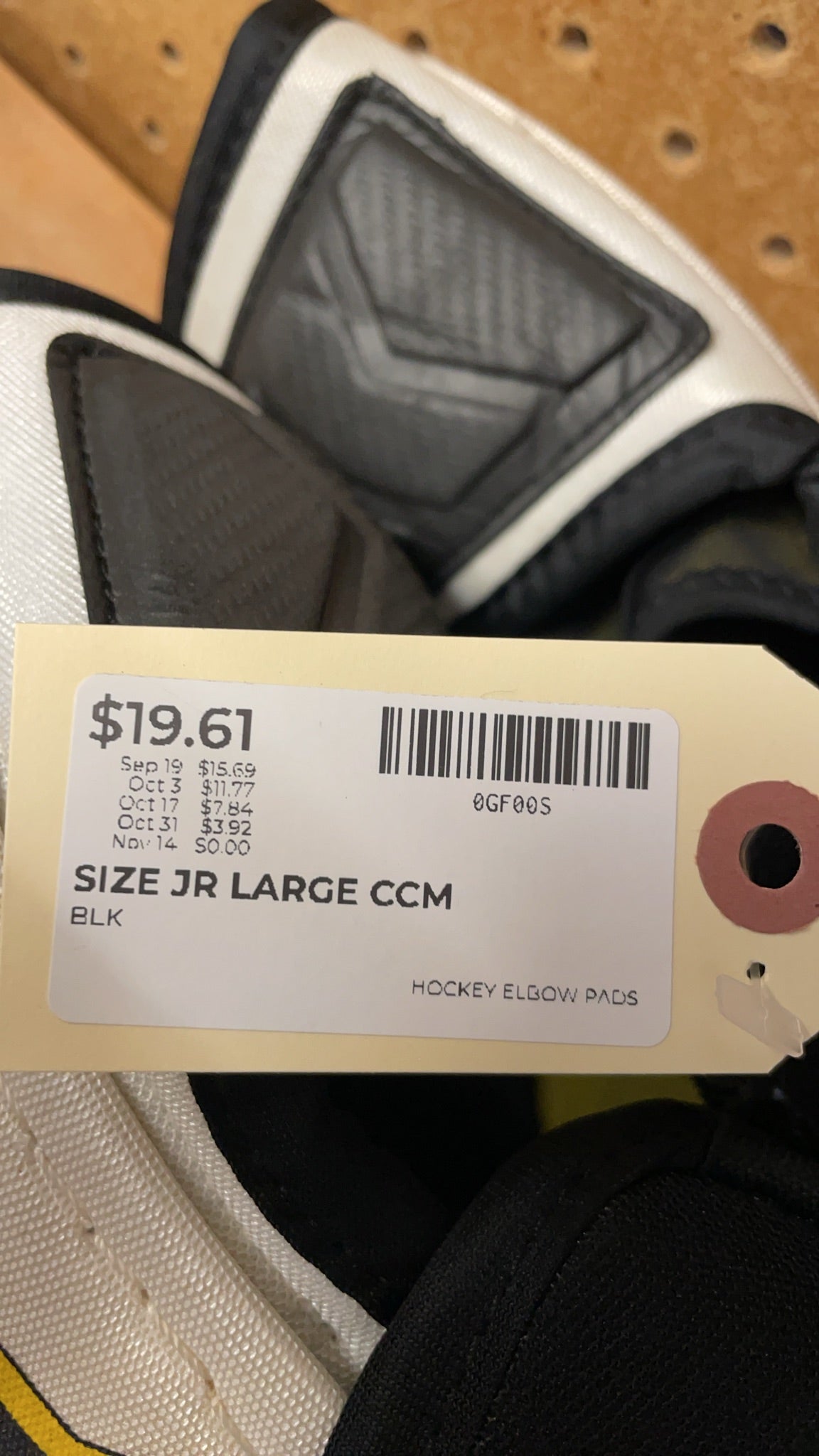 CCM Tacks JR Large Hockey Elbow Pads