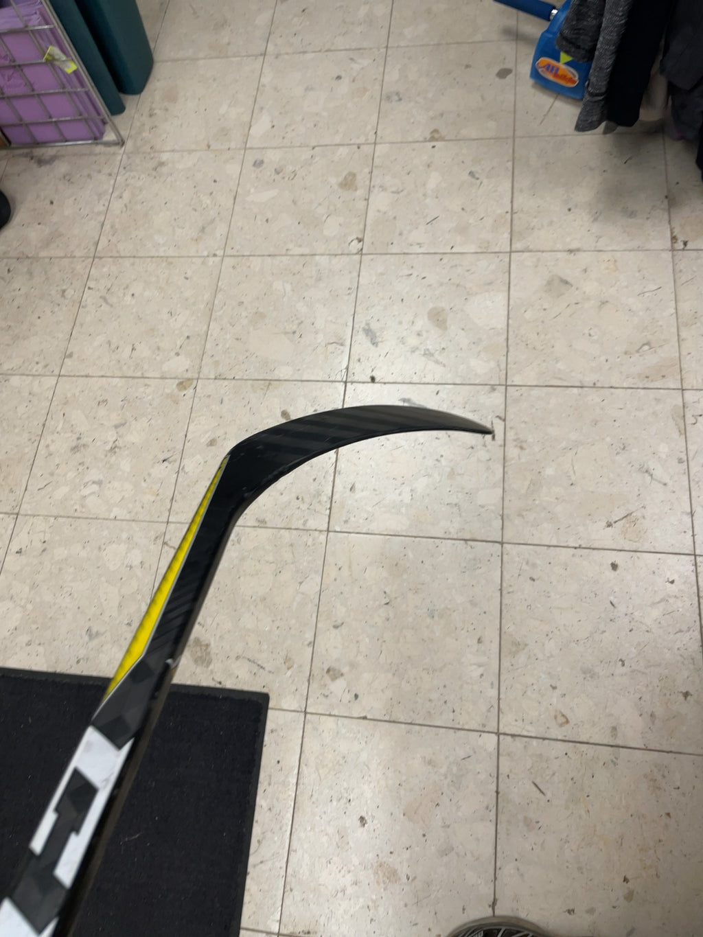 CCM Tacks LH Hockey Stick Yellow/Grey