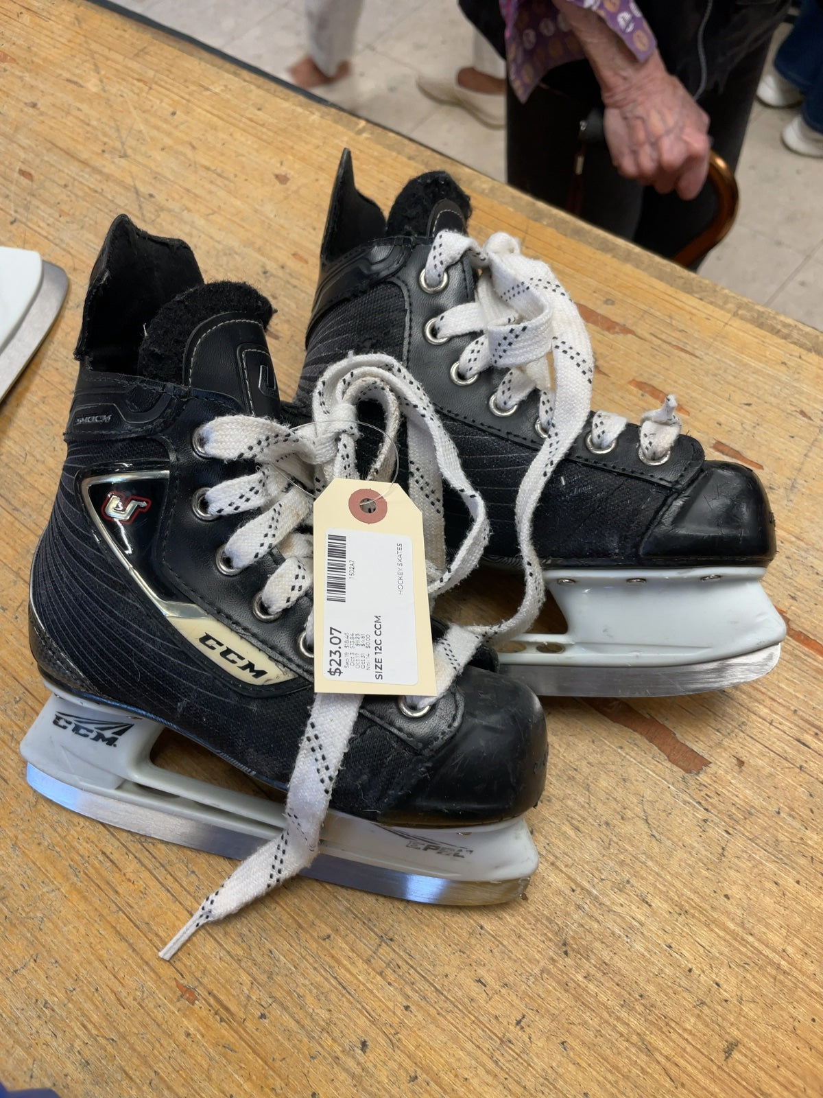 CCM U+ Shock Size 12C Hockey Skates